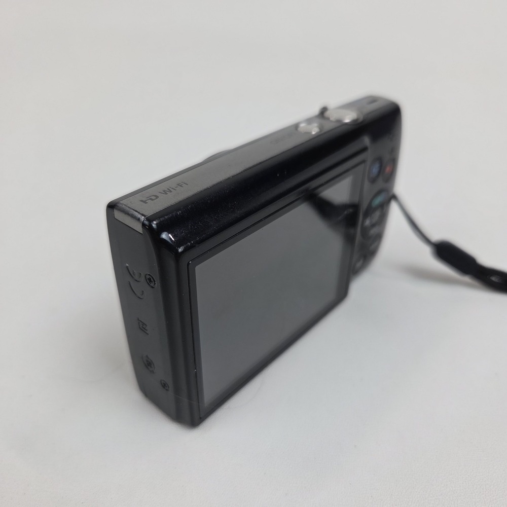 Canon Powershot ELPH 190 IS 10x Digital Camera Black Broken Cracked Display - Picture 3 of 16
